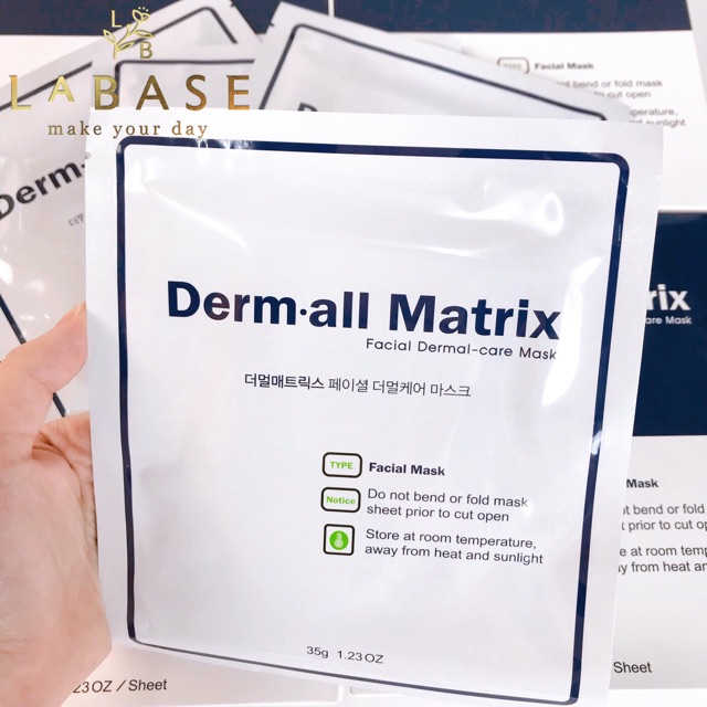 Mặt nạ Derm-All Matrix Facial Dermal-Care - Mặt nạ dưỡng trắng, nâng cơ, cấp nước tức thời | BigBuy360 - bigbuy360.vn
