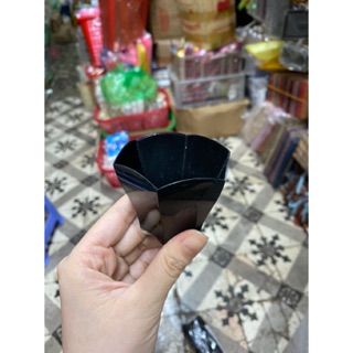 20 cái cốc đựng bánh mousse bánh lạnh nhựa màu miệng hoa