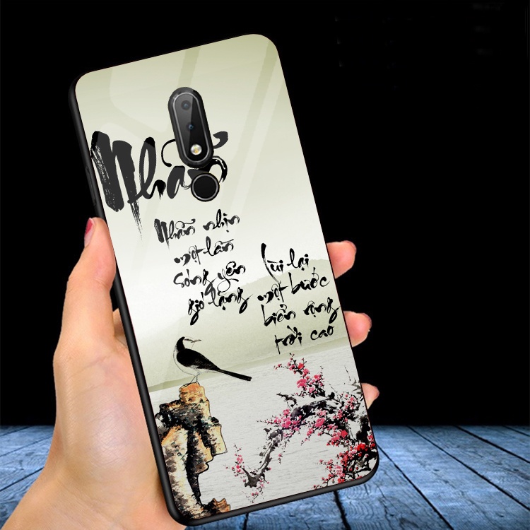 Ốp Lưng Kính 3D NOKIA 6.1 PLUS Ốp lưng thế hệ mới cao cấp