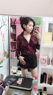Áo Sơ Mi Hoạ Tiết ( Có Ảnh Thật )