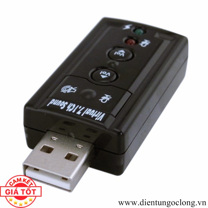 USB Ra Sound 5 Nút 3D 7.1