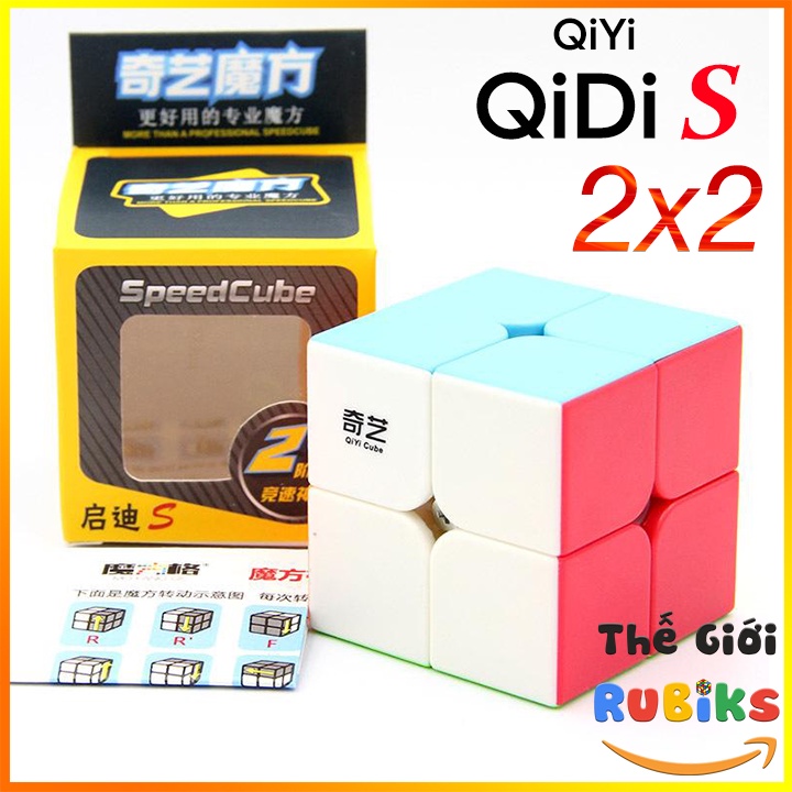 Rubik 2x2 QiYi QiDi S Khối Lập Phuong Rubic 2x2x2 2 Tầng Đồ Chơi Thông Minh