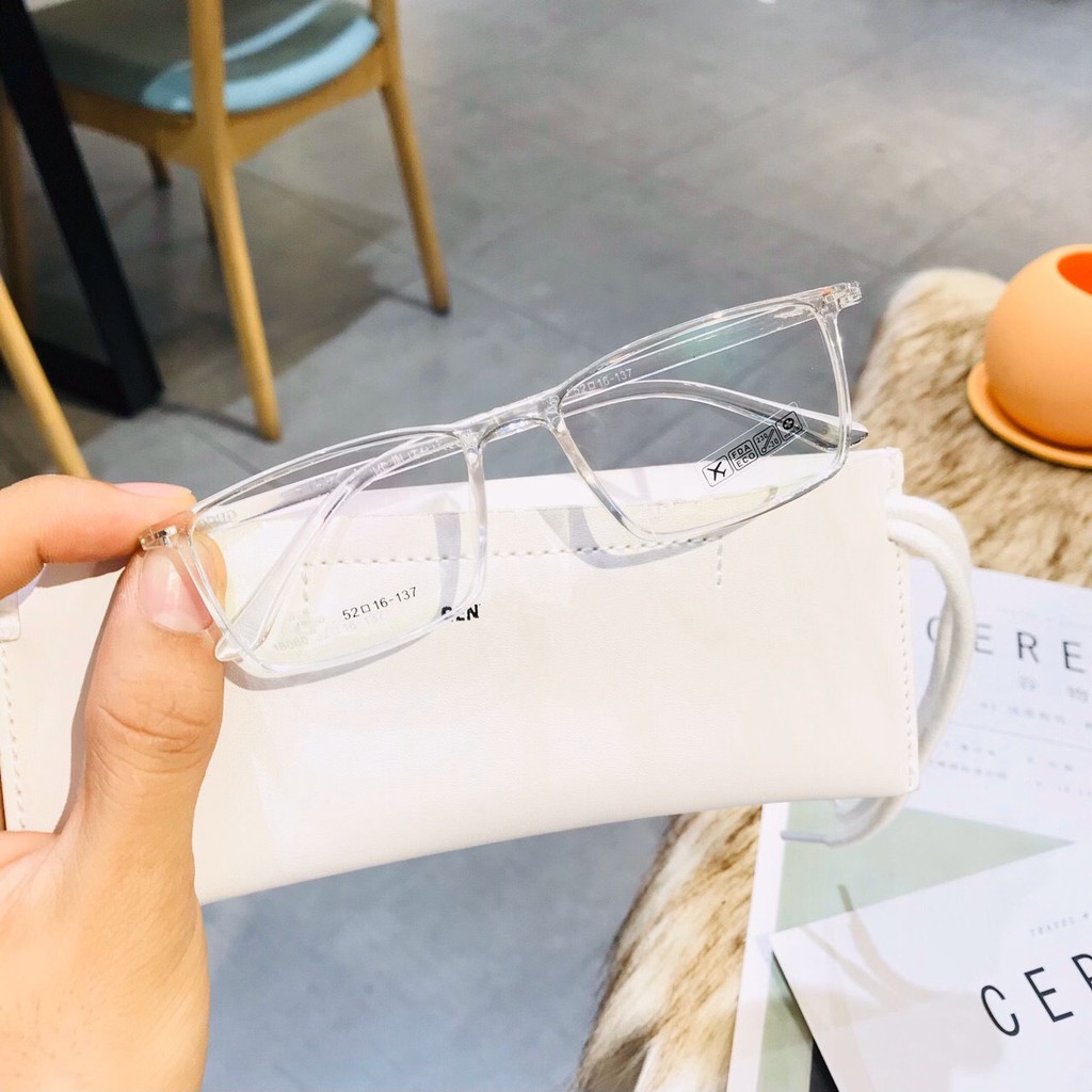 MẮT KÍNH GIẢ CẬN HÀN QUỐC FORM VUÔNG TR90 SIÊU DẺO CỰC HOT | BigBuy360 - bigbuy360.vn