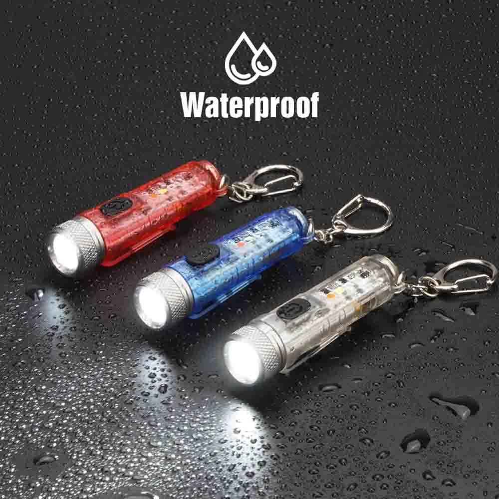 Đèn pin MINI ONE SE Max bằng nhựa 500 Lumen kháng nước có móc khóa tiện lợi