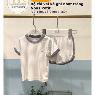 Nous Bộ cúc cài vai cộc Petit
