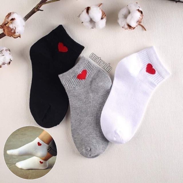 Combo 10 đôi tất tim hót hít