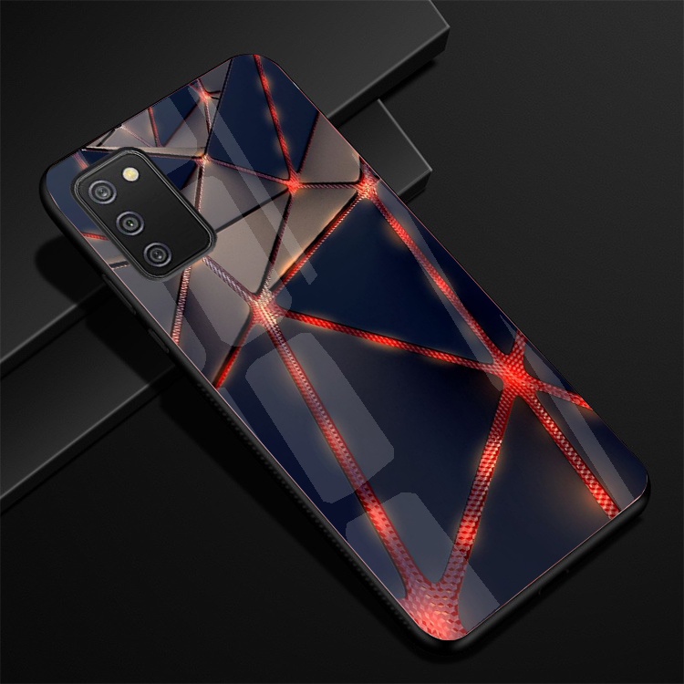 Ốp Lưng Kính SAMSUNG GALAXY A02S/A02, A03s Hình in 3D sáng bóng cao cấp