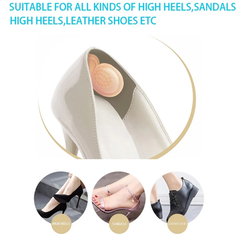 [1 Pair Women foam Soft Foot Heel Shoes Insoles] [Women High Heels Foot Heel Pads] [Breathable Health Care Foot Pain Relief Shoe Insole]