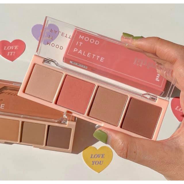 BẢNG PHẤN MẮT 4 Ô MÀU SIÊU XINH LILYBYRED MOOD IT PALETTE 5.8G CHÍNH HÃNG - 9978
