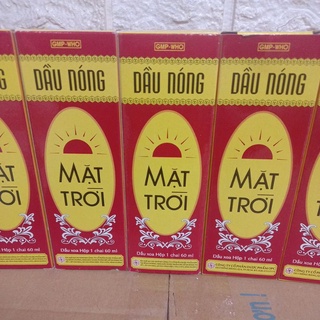 Dầu nóng mặt trời chai 60ml