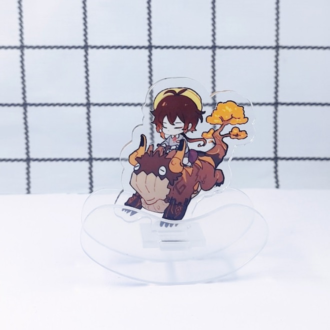 Tượng mica Standee anime mini bập bênh - Genshin Impact mô hình nhân vật