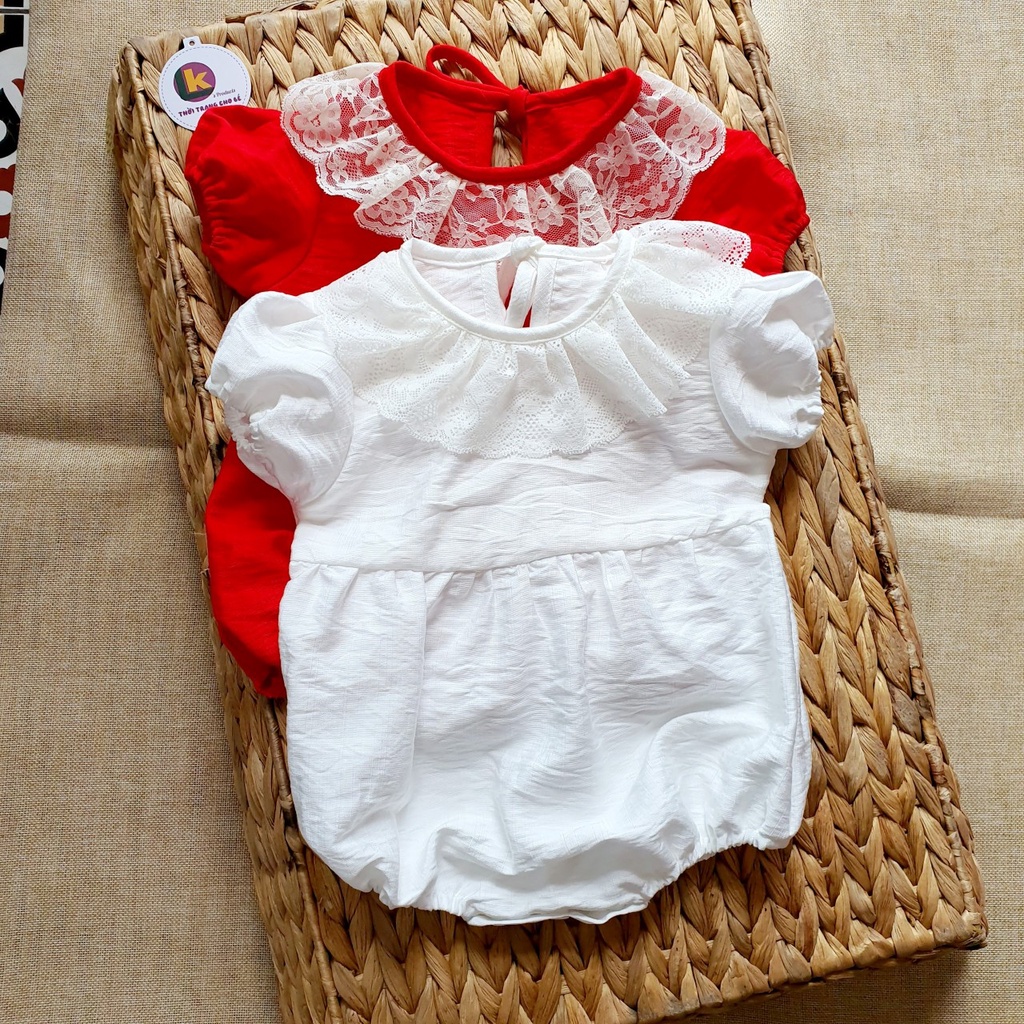 Body liền thân chất đũi cho bé sơ sinh 3-12kg  (kèm băng đô +giày)