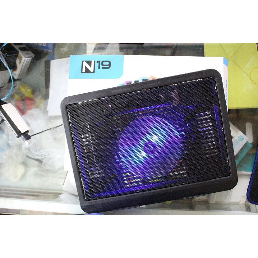 Đế tản nhiệt cho laptop Colling Pad N19 làm mát mạnh mẽ