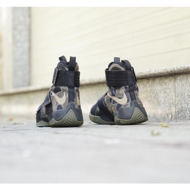 🇯🇵 [2hand] Giày Thể Thao Nike LeBron Zoom Soldier 10 SFG Camo 852400-022 GIÀY CŨ CHÍNH HÃNG