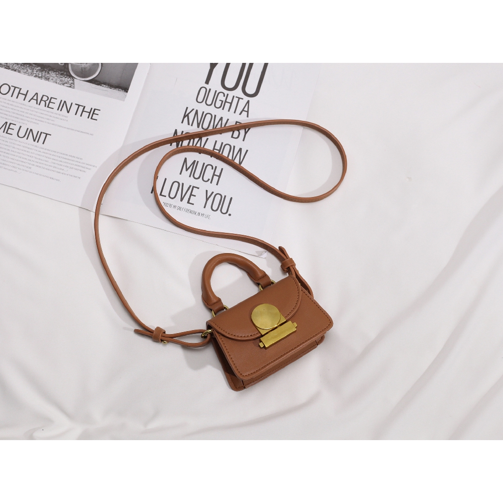 Túi Vuông Mini Khóa Tròn Độc Đáo Siêu Hot - A162