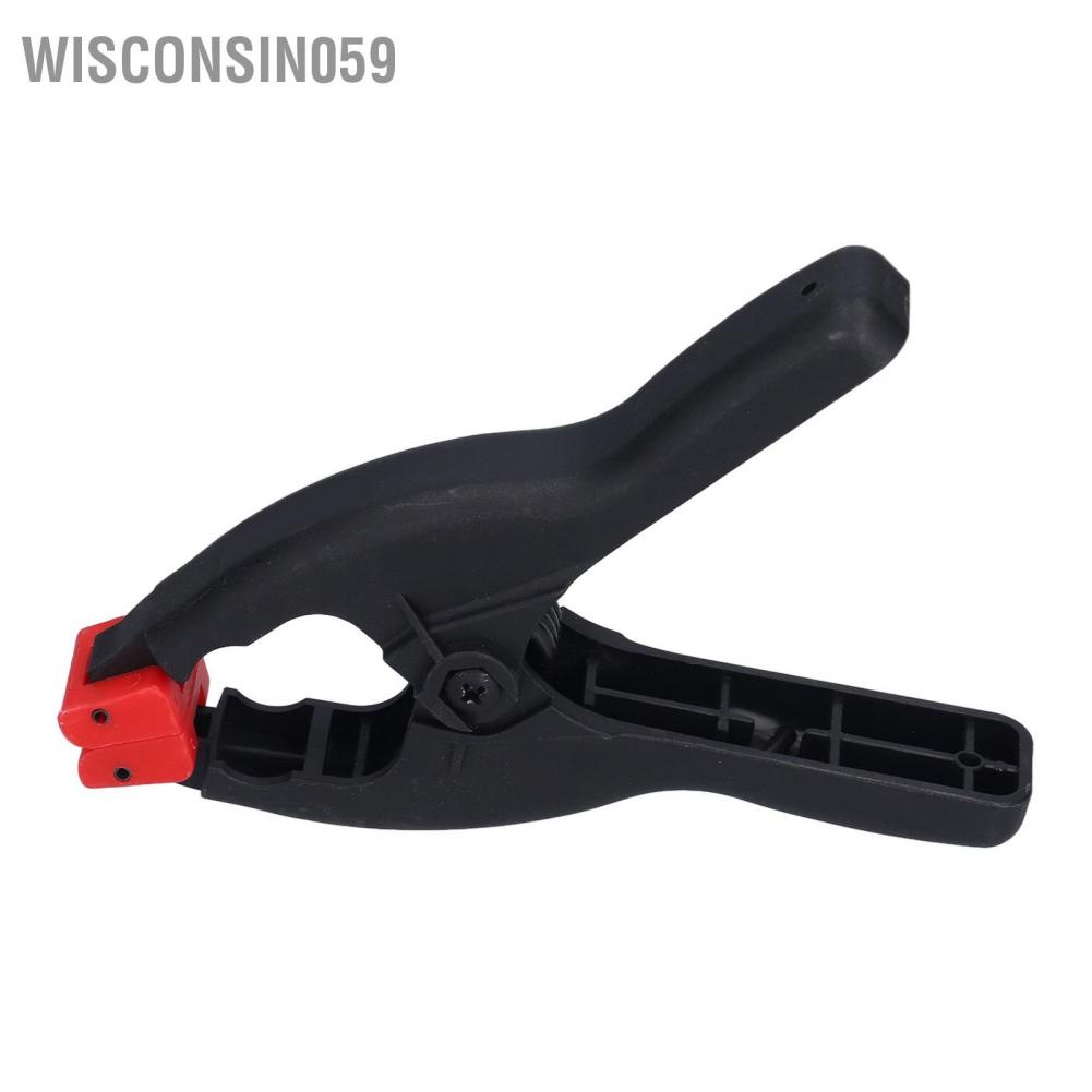 Wisconsin059 Spring Clamp Adjustable Powerful Force A Type Clip ABS Plastic Woodworking Movable Fixture 50mm