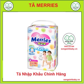 Tã - bỉm quần merries xl38