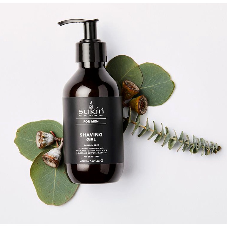 Gel cạo râu Sukin For Men Shaving Gel – 225ml