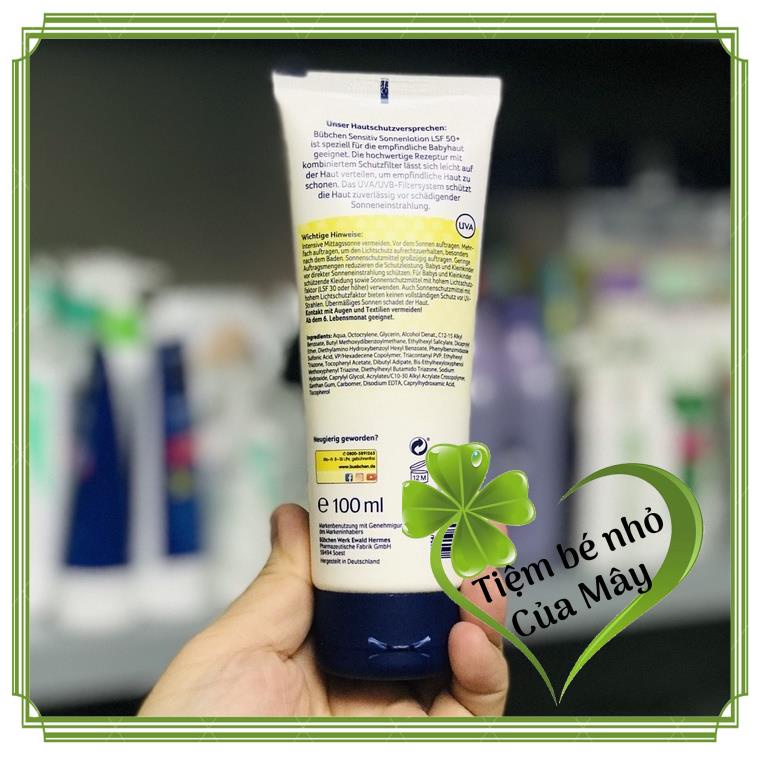 (đủ bill) Sữa chống nắng trẻ em Bubchen hàng Đức | BigBuy360 - bigbuy360.vn