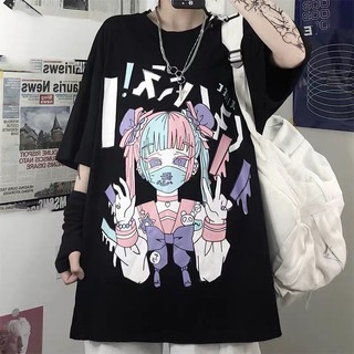 <SẴN> ÁO THUN ULZZANG FORM RỘNG ANIME ĐEO KHẨU TRANG - ORDER 10 NGÀY