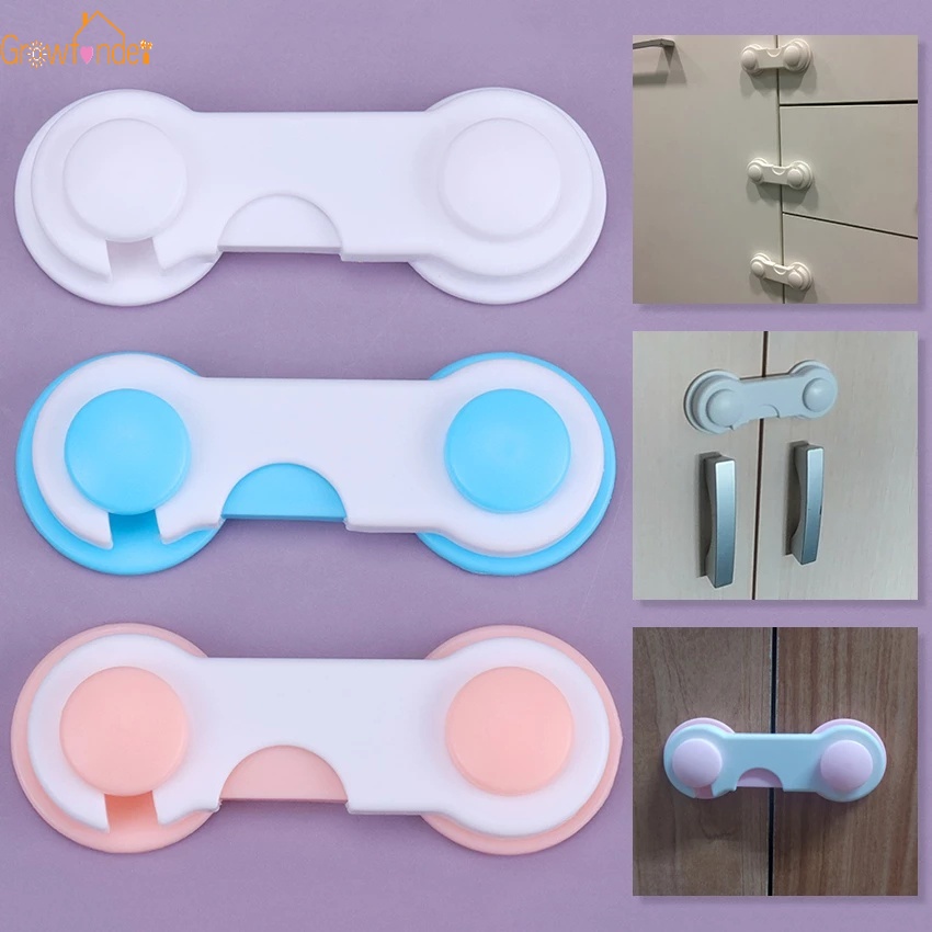 Khóa Cửa Tủ Lạnh/Ngăn Kéo Đa Năng Chống Kẹp Tay Bảo Vệ An Toàn Cho Bé