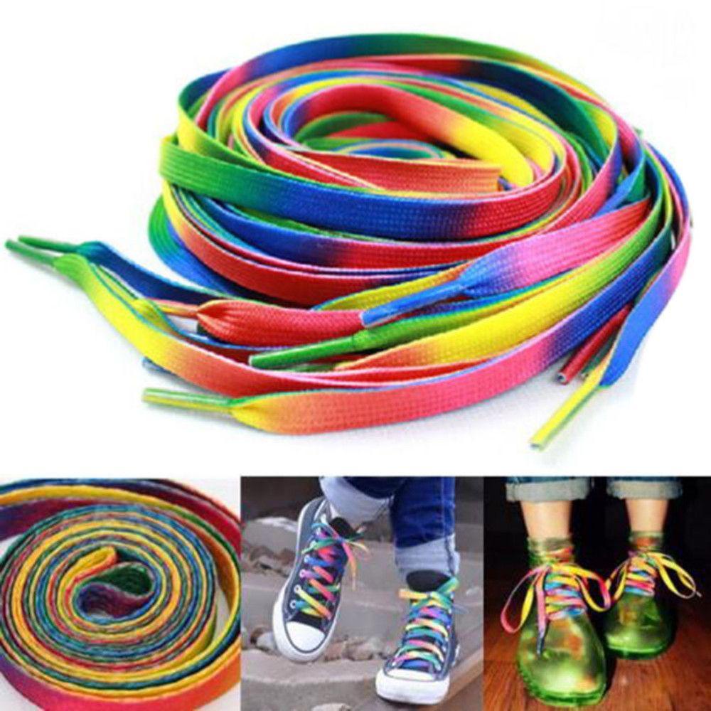 Set 5 Cặp Dây Buộc Giày Thể Thao Nhiều Màu Sắc 110cm Tiện Dụng