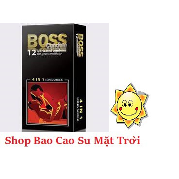 Bao cao su 4 trong 1 kéo dài thời gian có gai gân mỏng