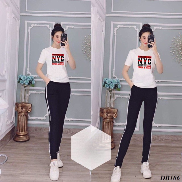 Áo thunnn kiểu và quần dài