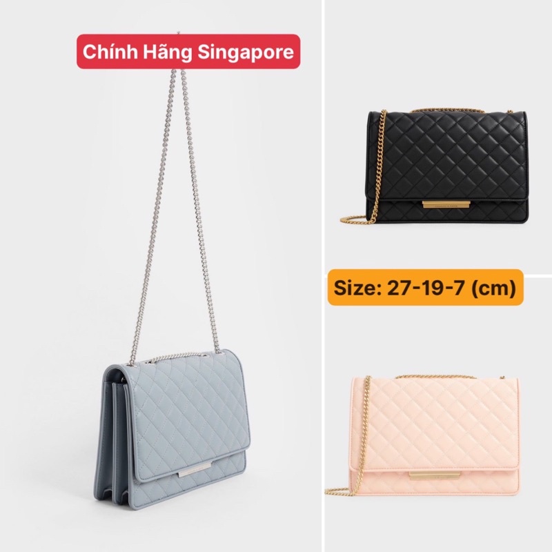 [Auth] Túi xách nữ công sở cao cấp quilted chain bag CnK