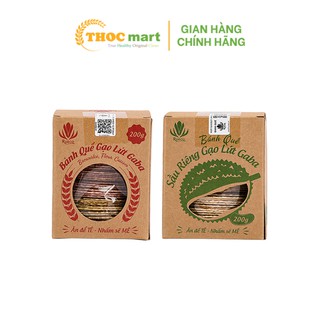 Bánh Quế Gạo Lứt GaBa Food nguyên liệu tự nhiên từ gạo ruộng rươi 200g
