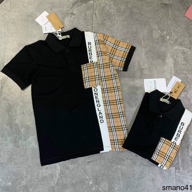Áo thun nam ngắn tay cổ bẻ kèm túi mix caro độc lạ vải cotton 100% mịn mát chuẩn VB-SHOP