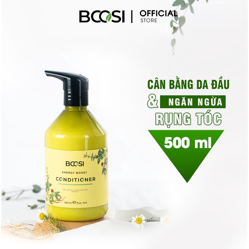 Dầu xả năng lượng cân bằng độ ẩm tóc Bcosi Energy Boost Conditioner 500ml