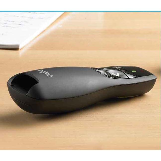 Bút Trình Chiếu, Bút Laze Logitech/Arigato R400. bảo hành 6 tháng.Home.mall