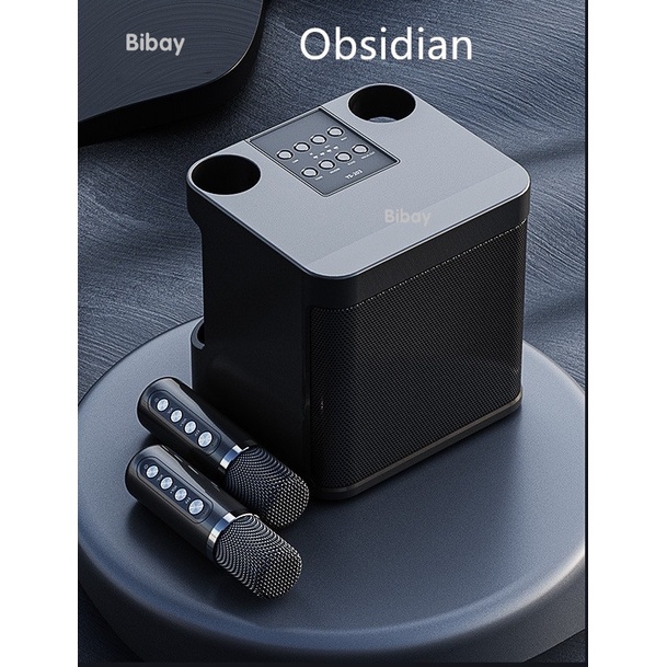 Loa Karaoke mini YS-YOSD 203/207 Kèm 2 Micro Không Dây Hát Siêu Hay