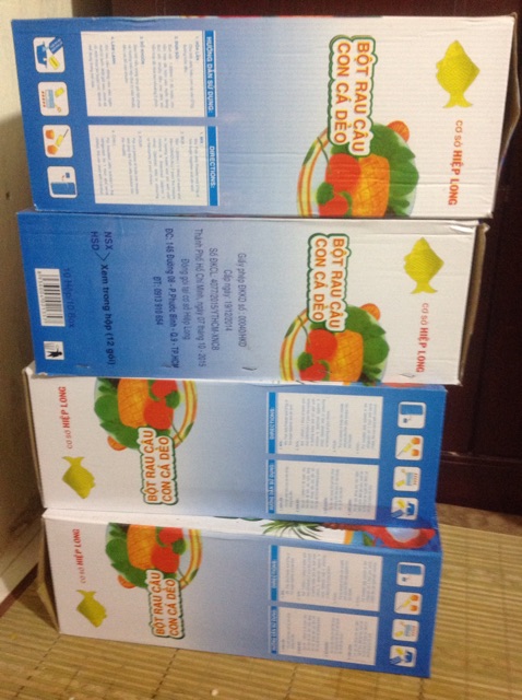 Rau câu cá dẻo gói 10g