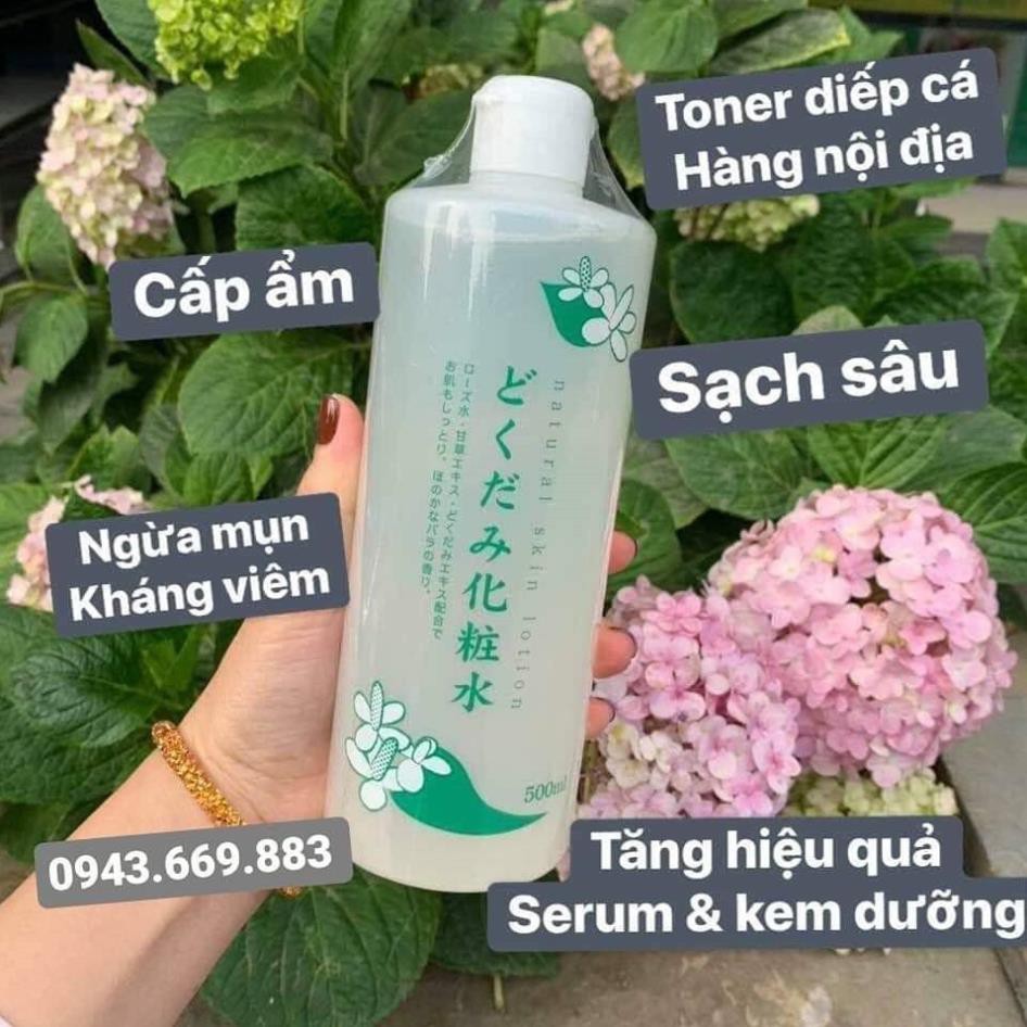 Nước Hoa Hồng Diếp Cá Dokudami Skin Lotion 500mlCHÍNH HÃNG cực kỳ tốt cho da