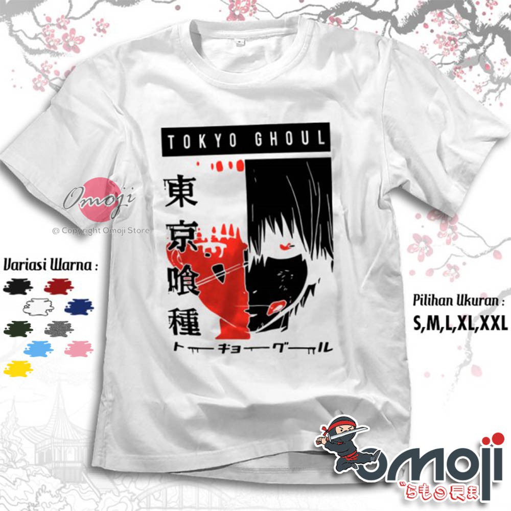 (SALE 50%) Áo thun in hình Kaneki Ken Tokyo Ghoul  Manga Japan Anime T-shirt - Omoji Distro  5695 độc đẹp