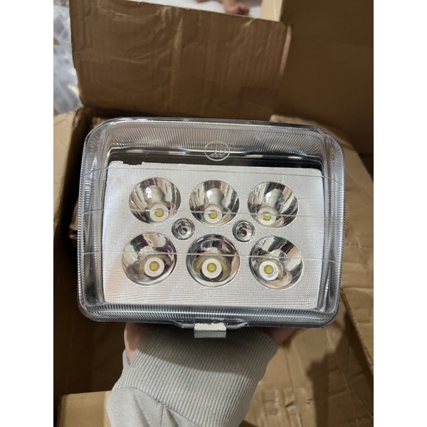 Đèn pha Led Vuông  Ba Gác  - xe ba bánh