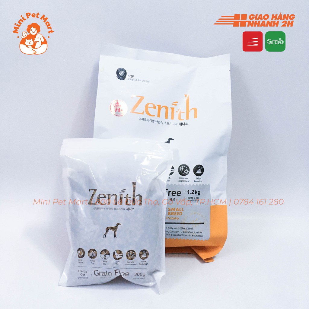 [1,2kg] Thức ăn hạt mềm cho chó trưởng thành ZENITH 1,2kg - Vị thịt cừu