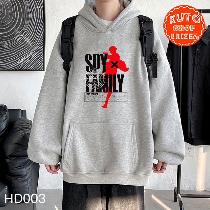 ÁO HOODIE SPYxFAMILY - In Pet Siêu Bền Siêu Đẹp - Full Size Full Màu