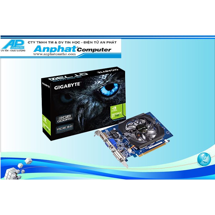 Card Màn Hình VGA Gigabyte GT 730 2GB GDDR5 64Bit - Hàng Chính Hãng - Bảo hành 36 tháng