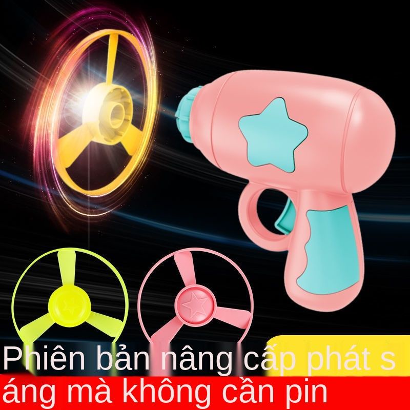 Đồ chơi máy bắn chong chóng, đĩa bay phát sáng dành cho trẻ em