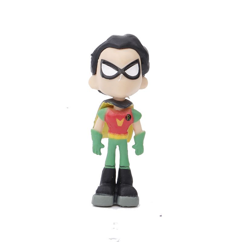 Set 6 Mô Hình Mô Phỏng Nhân Vật Teen Titans Go