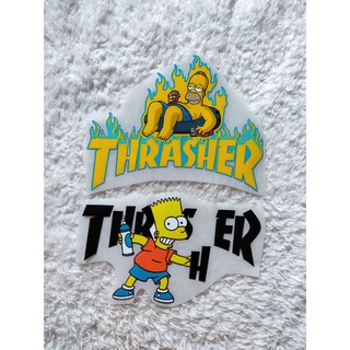 Hình ủi, hình ép nhiệt _ Thrasher Simpsons (nhiều mẫu)