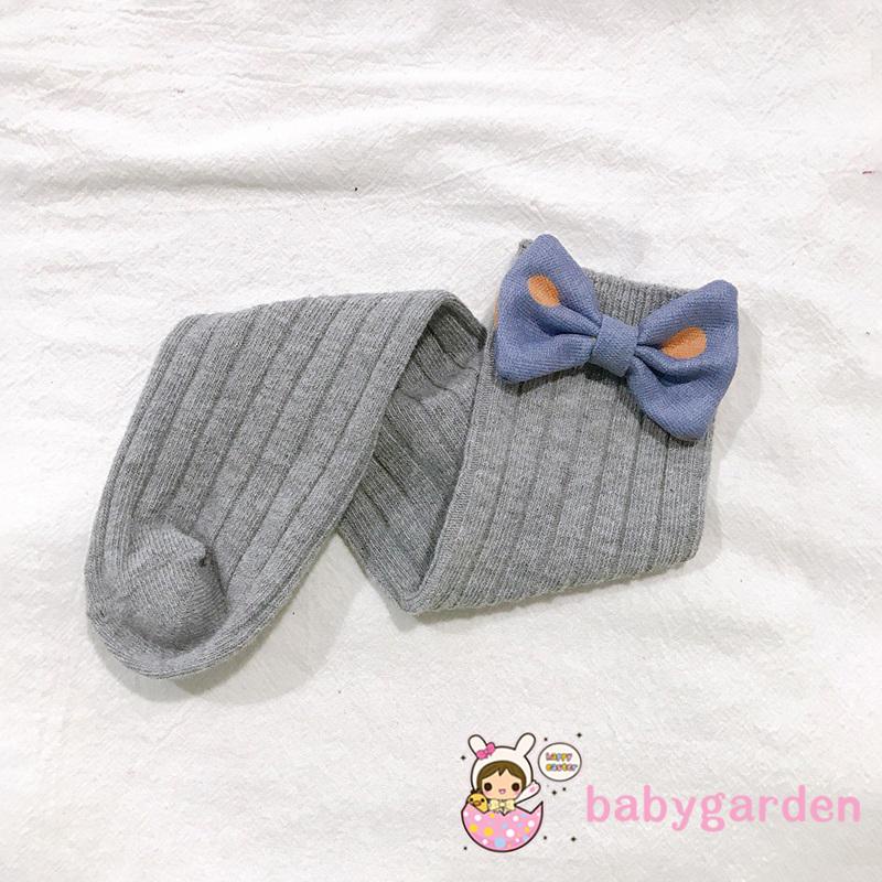 Vớ Dài 30cm Mềm Mại Co Giãn Đính Nơ Đáng Yêu Cho Bé Gái