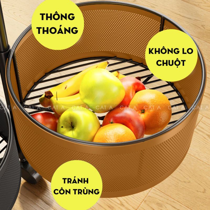 phá giá kệ tròn xoay đa năng để rau củ quả tiện dụng