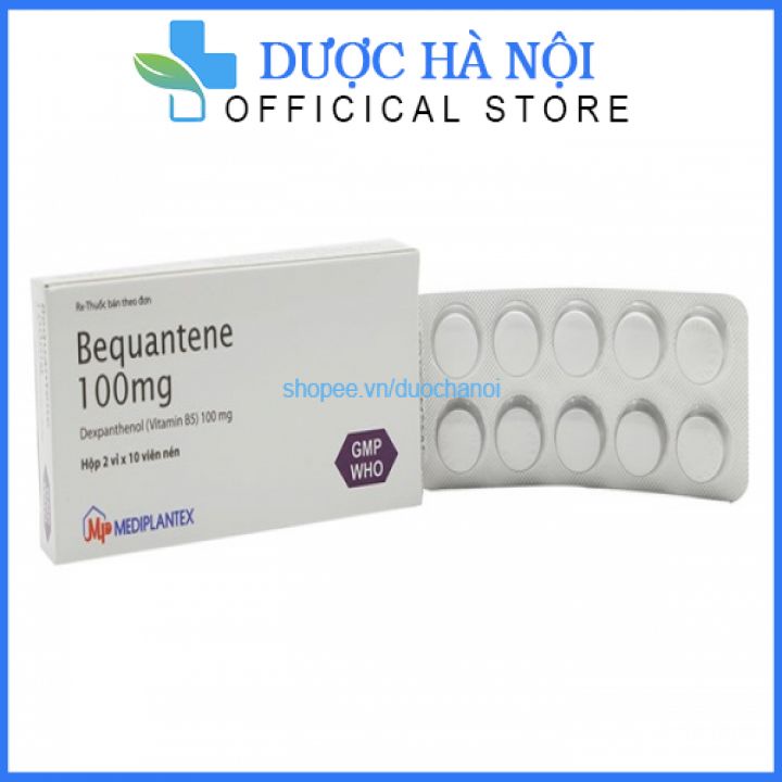 Bedipanten 100mg giảm chất nhờn da, hạn chế dầu thừa trên da, giảm rụng tóc, giảm mụn, se khít lỗ chân lông,mịn da