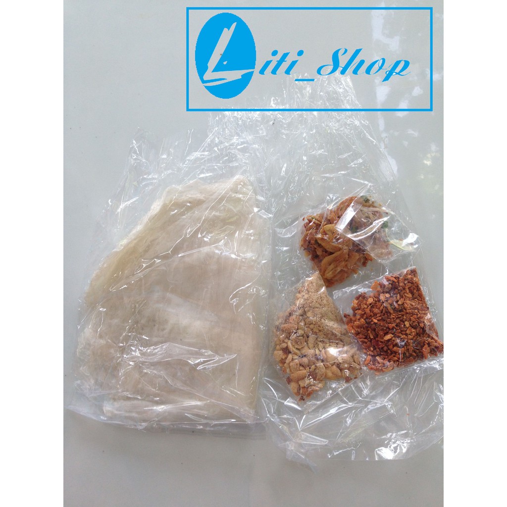 Bánh tráng muối Tây Ninh - Muối tôm, Đậu phộng, Hành phi