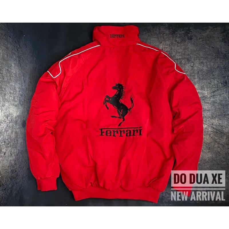 Áo khoác _áo gió đua xe Ferrari