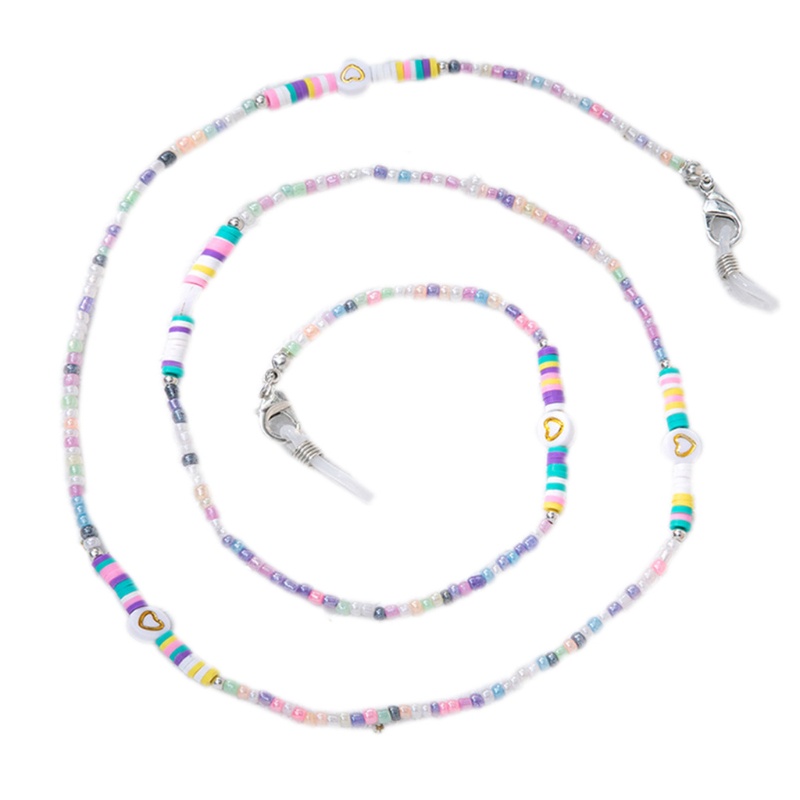 Dây Chuỗi Hạt Nhiều Màu Sắc Đeo Kính Mát Thời Trang Cho Nữ